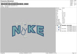 Nike Medical A Embroidery File 6 sizes