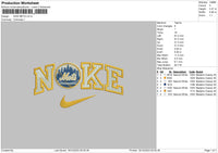 Nike Mets Embroidery File 6 sizes