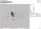 Nike Bby Mickey Embroidery File 6 sizes