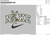 Nike Mickey Spooky Embroidery Fil 6 sizes