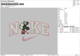 Nike Bby Minnie Embroidery File 6 sizes