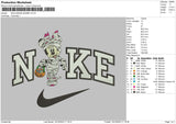 Nike Minnie Spooky Embroidery File 6 sizes