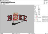 Nike Vickies Embroidery File 6 sizes