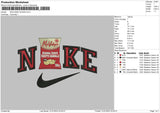 Nike Vickies Embroidery File 6 sizes