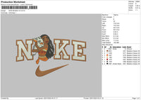 Nike Moana V2 Embroidery File 6 sizes