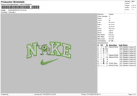 Nike Monster V4 Embroidery File 6 sizes