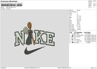 Nike Mouse Embroidery File 6 sizes