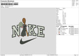 Nike Mouse Embroidery File 6 sizes