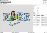 Nike Mulan Embroidery File 6 sizes