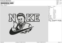 Nike Myer 2710 Embroidery File 6 sizes