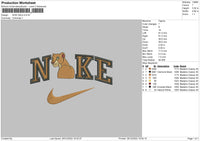 Nike Nala Embroidery File 6 sizes