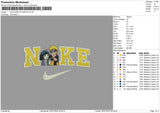 Nike Naruto Hinata Embroidery File 6 sizes