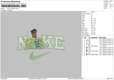 Nike Naveen Embroidery File 6 sizes