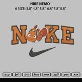 Nike Nemo Embroidery File 6 sizes