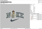 Nike Ts Embroidery File 6 sizes