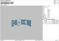 Nike Nurse Embroidery File 6 sizes