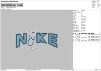 Nike Nurse Embroidery File 6 sizes