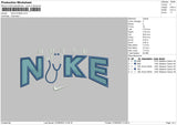 Nike Nurse Embroidery File 6 sizes