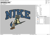 Nike Za Embroidery File 6 sizes