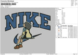 Nike Za Embroidery File 6 sizes