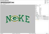 Nike Packers V2 Embroidery File 6 sizes