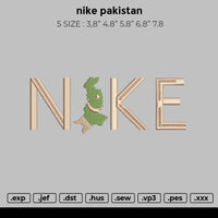 nike pakistan Embroidery