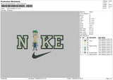 Nike Phineas V2 Embroidery File 6 sizes