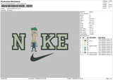 Nike Phineas V2 Embroidery File 6 sizes