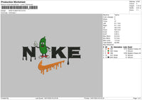 Nike Pickles Embroidery File 6 sizes