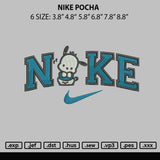 Nike Pocha Embroidery File 6 sizes