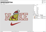 Nike Pooh Xmas Embroidery File 6 sizes