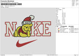 Nike Pooh Xmas Embroidery File 6 sizes