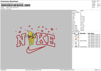 Nike Pooh Cupid Embroidery