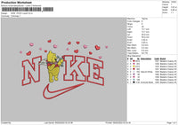 Nike Pooh Cupid Embroidery