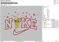 Nike Pooh Cupid Embroidery