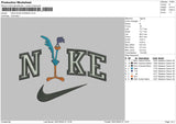 Nike Bird 02 Embroidery File 6 sizes