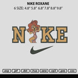 Nike Roxanne Emboidery File 6 sizes