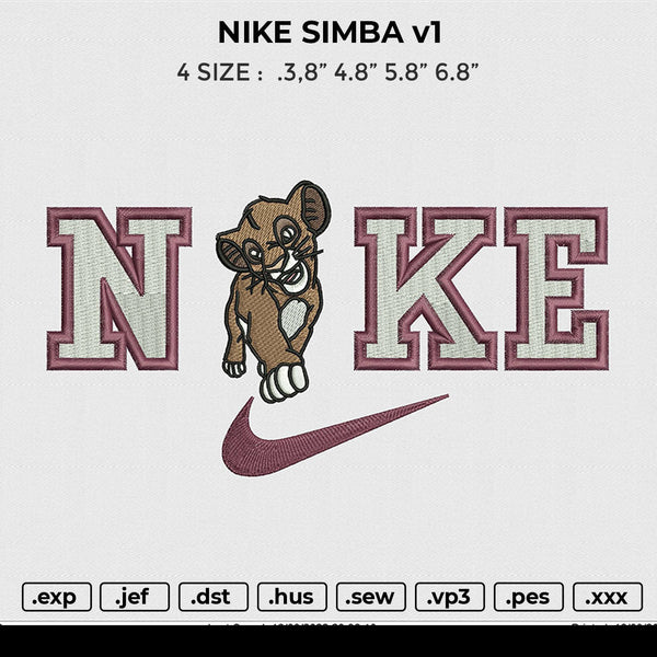 NIKE SIMBA v1 Embroidery