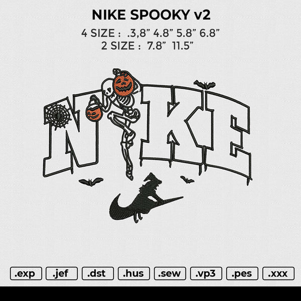 NIKE SPOOKY v2 Embroidery