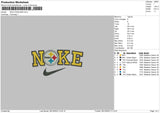 Nike Steelers Embroidery File 6 sizes