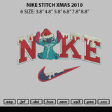 Nike Stitch Xmas 23 Embroidery File 6 sizes