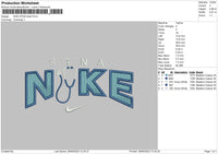 Nike Stna Embroidery File 6 sizes