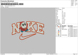 Nike Super M v4 Embroidery File 6 sizes