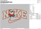 Nike Super M v4 Embroidery File 6 sizes