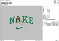 Nike Sza Embroidery File 6 sizes