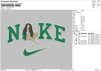 Nike Sza Embroidery File 6 sizes