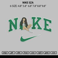 Nike Sza Embroidery File 6 sizes