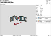 Nike Superman Embroidery File 6 sizes