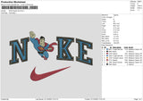 Nike Superman Embroidery File 6 sizes