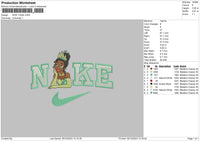 Nike Tiana Embroidery File 6 sizes